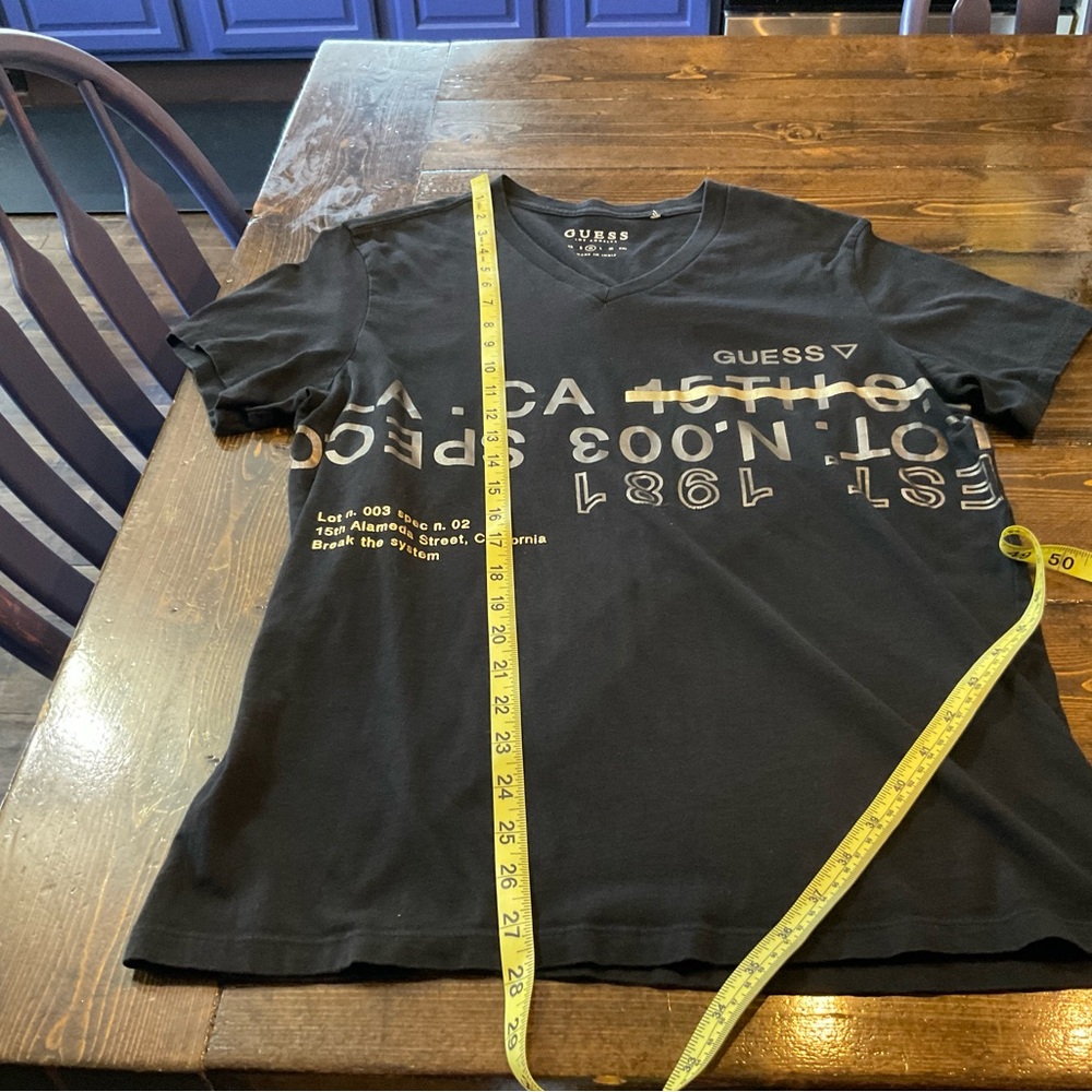 Guess Black Graphic T-Shirt - Picture 6 of 7